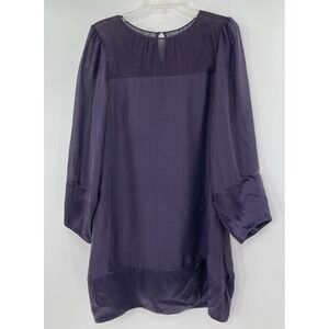 Development by‎ Erica Davies Women's 100% Silk Dark Purple Dress Size 8